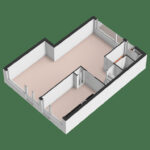 Plattegrond begane grond 3D