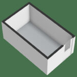 Plattegrond berging 3D