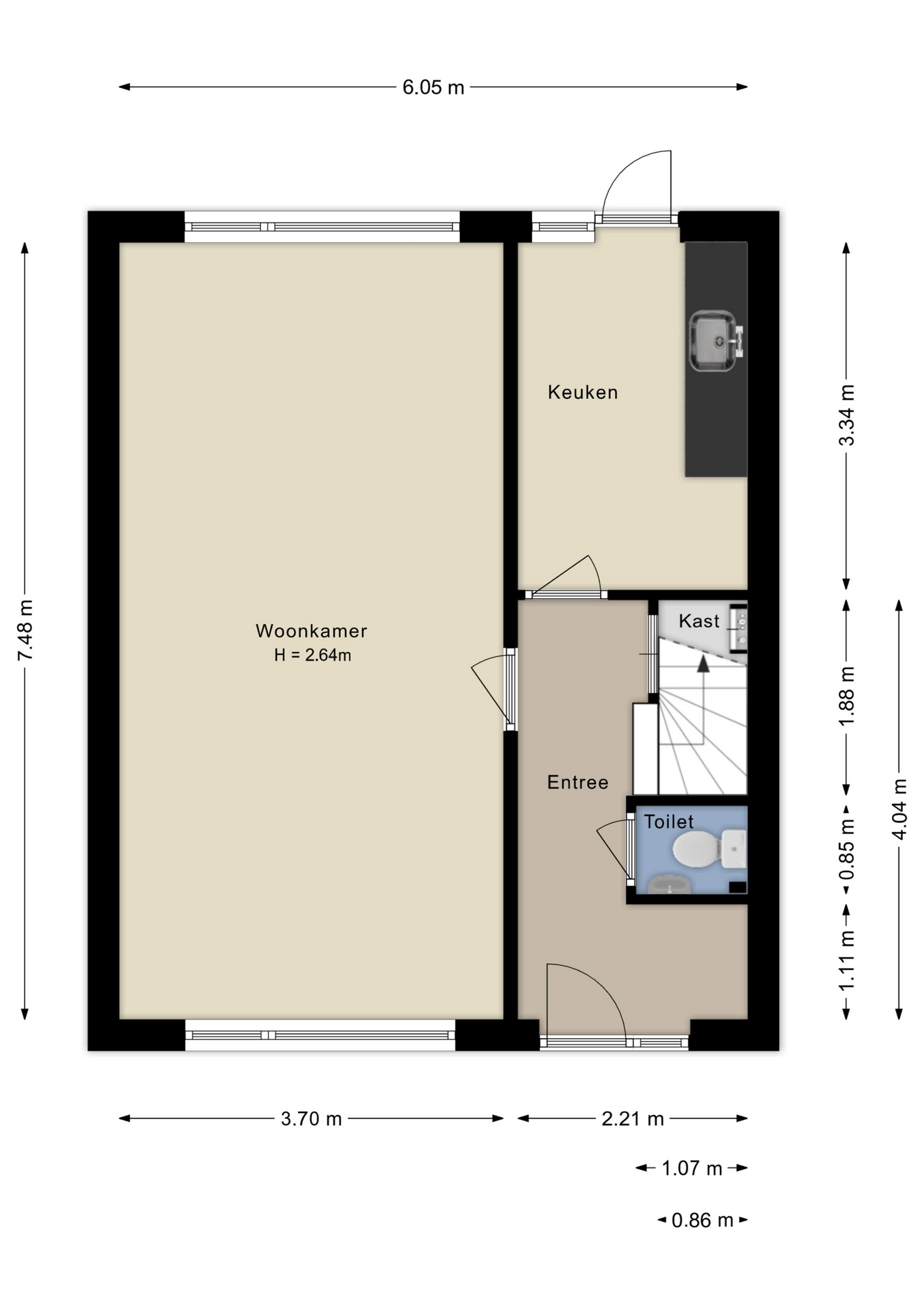 Plattegrond begane grond