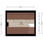 Plattegrond tweede verdieping