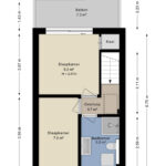 Plattegrond eerste verdieping