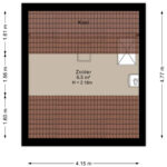 Plattegrond vliering
