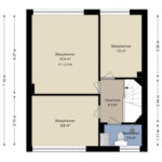 Plattegrond eerste verdieping