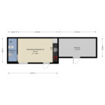 Plattegrond tuinhuis