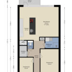 Plattegrond appartement