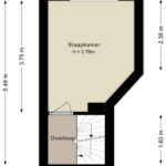 Plattegrond eerste verdieping