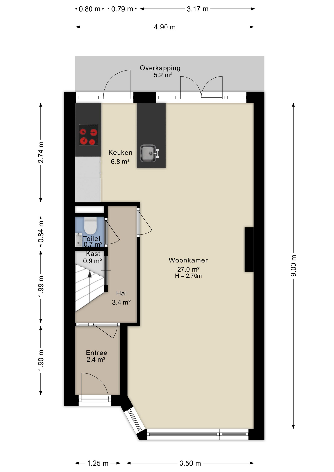 Plattegrond begane grond