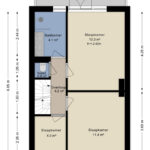 Plattegrond eerste verdieping