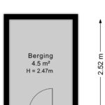 Plattegrond berging