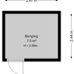 Plattegrond berging