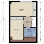 Plattegrond eerste verdieping