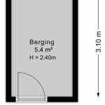 Plattegrond berging