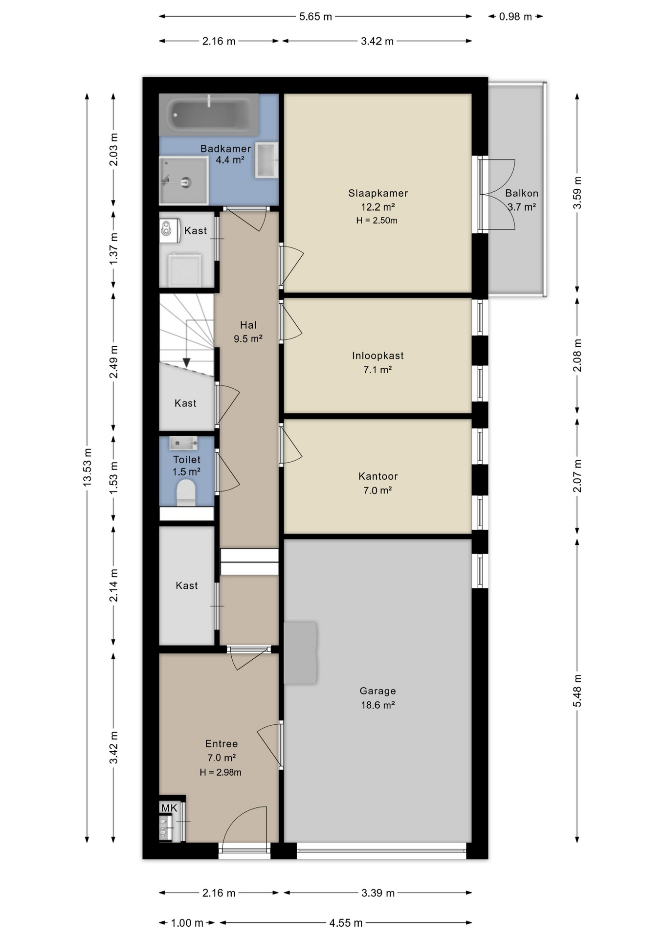 Plattegrond begane grond