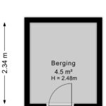 Plattegrond berging