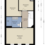 Plattegrond tweede verdieping