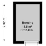 Plattegrond berging