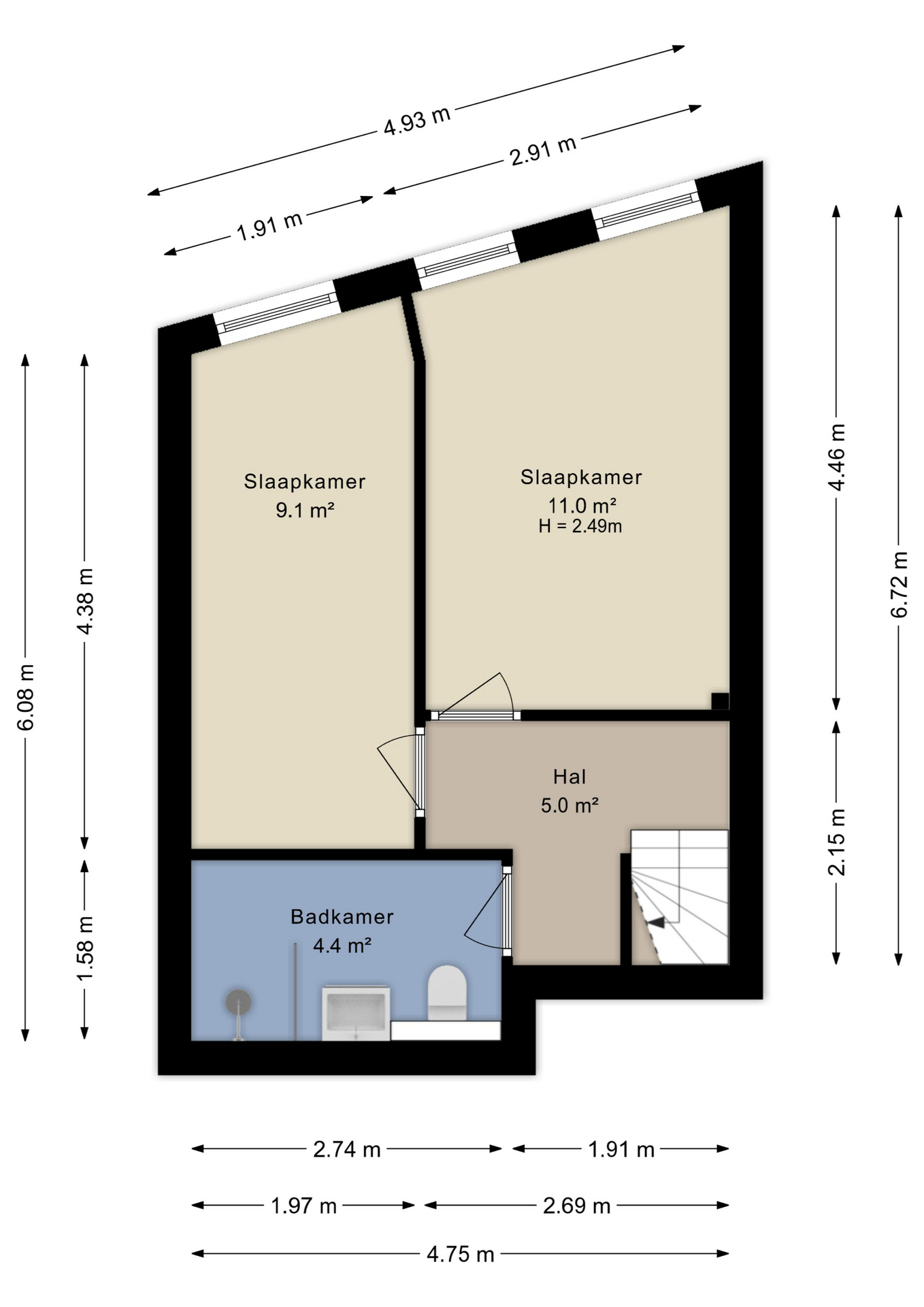Plattegrond begane grond