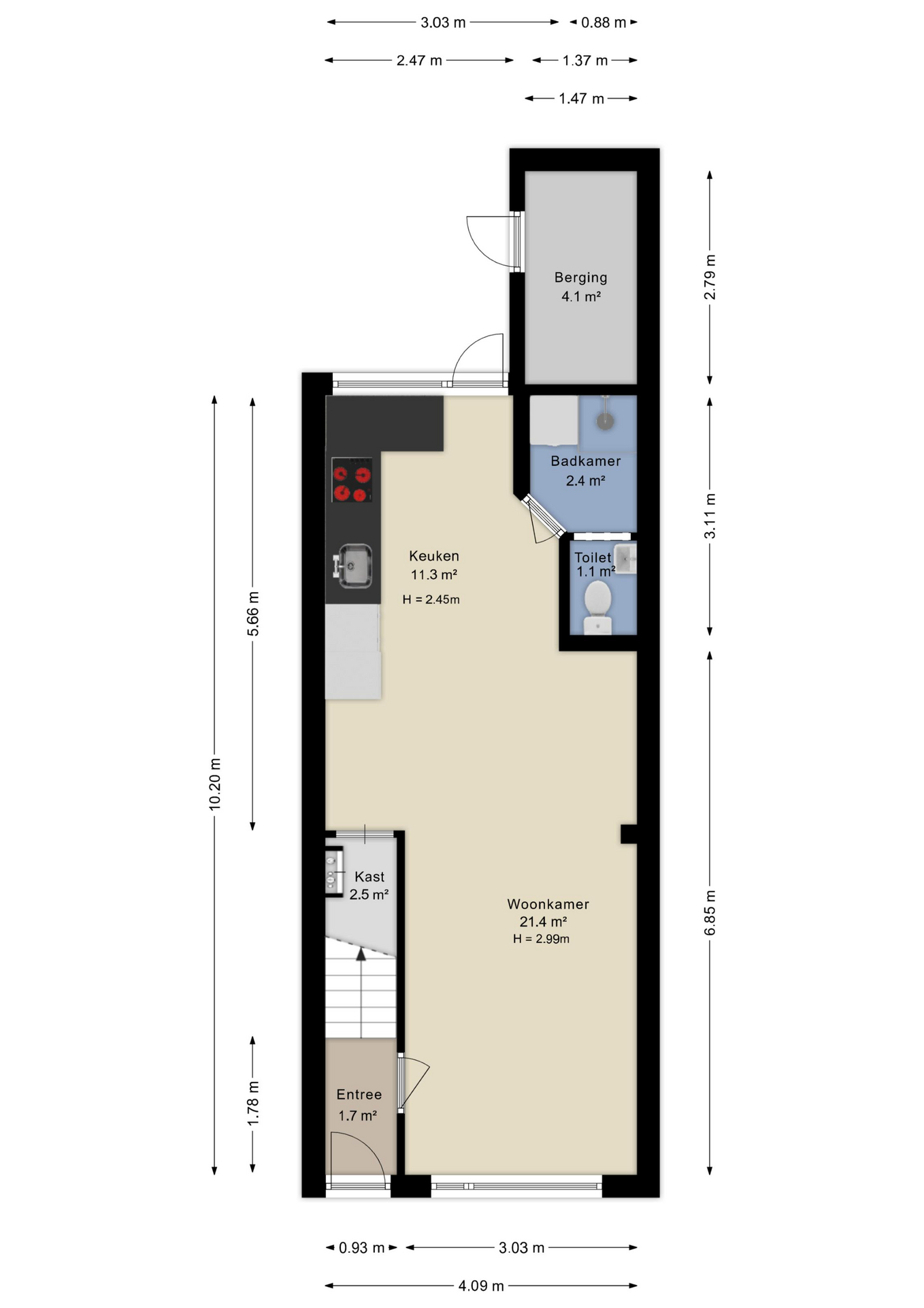 Plattegrond begane grond