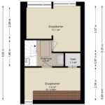 Plattegrond eerste verdieping