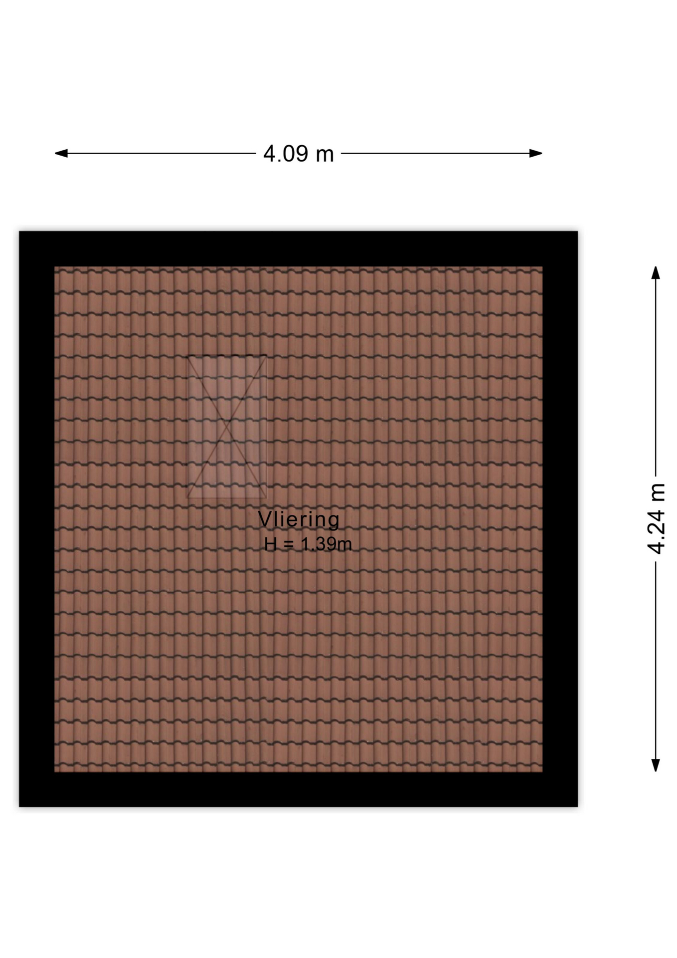 Plattegrond vliering