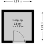 Plattegrond berging