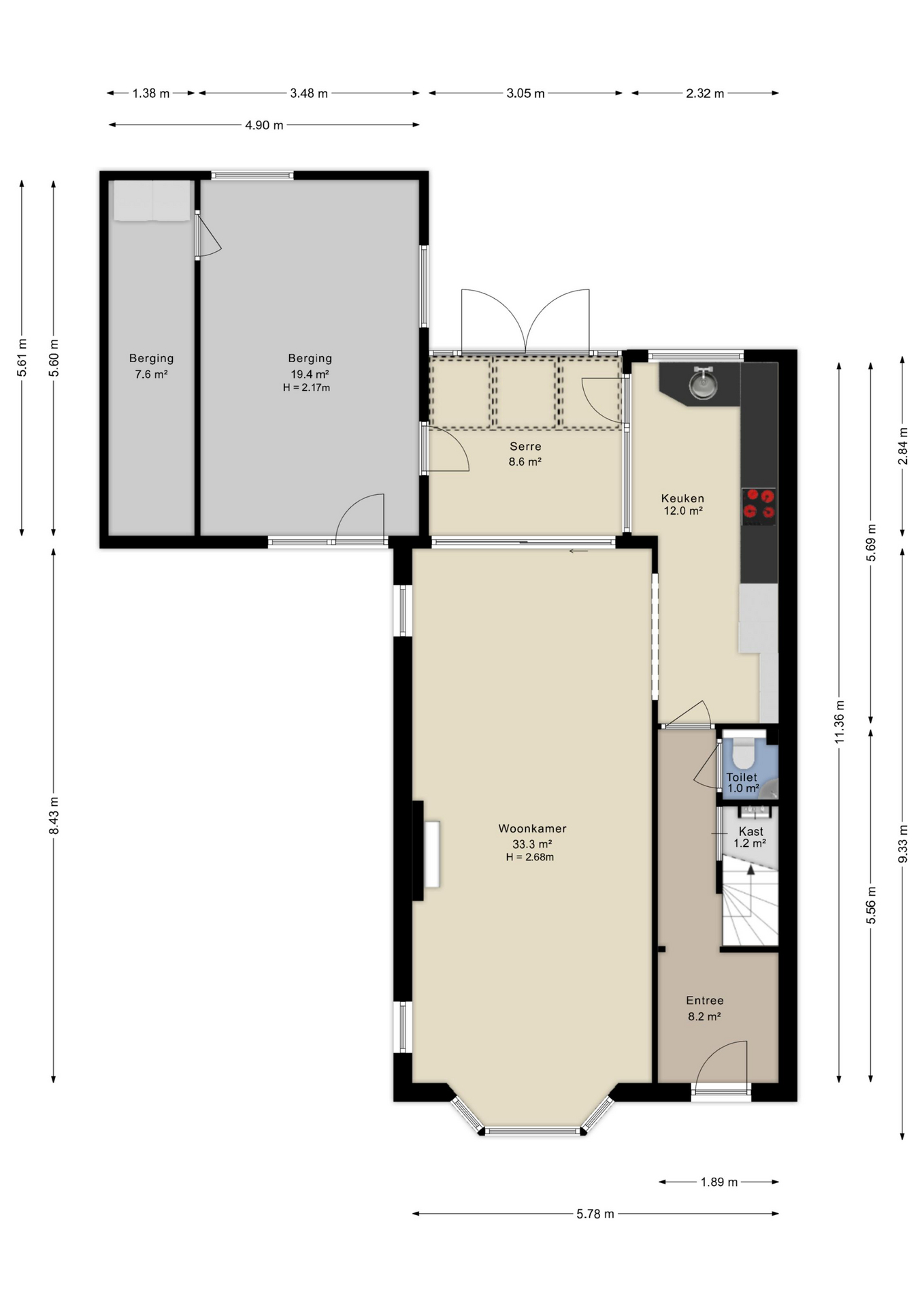 Plattegrond begane grond