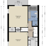 Plattegrond eerste verdieping