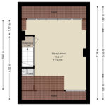 Plattegrond tweede verdieping