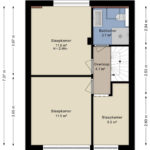 Plattegrond eerste verdieping