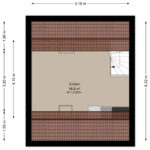 Plattegrond zolder