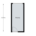 Plattegrond berging