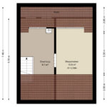 Plattegrond tweede verdieping