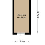Plattegrond berging