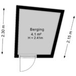 Plattegrond berging