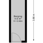 Plattegrond berging