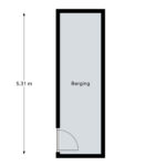 Plattegrond berging