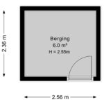 Plattegrond berging