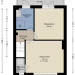 Plattegrond tweede verdieping