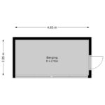 Plattegrond berging