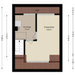 Plattegrond tweede verdieping
