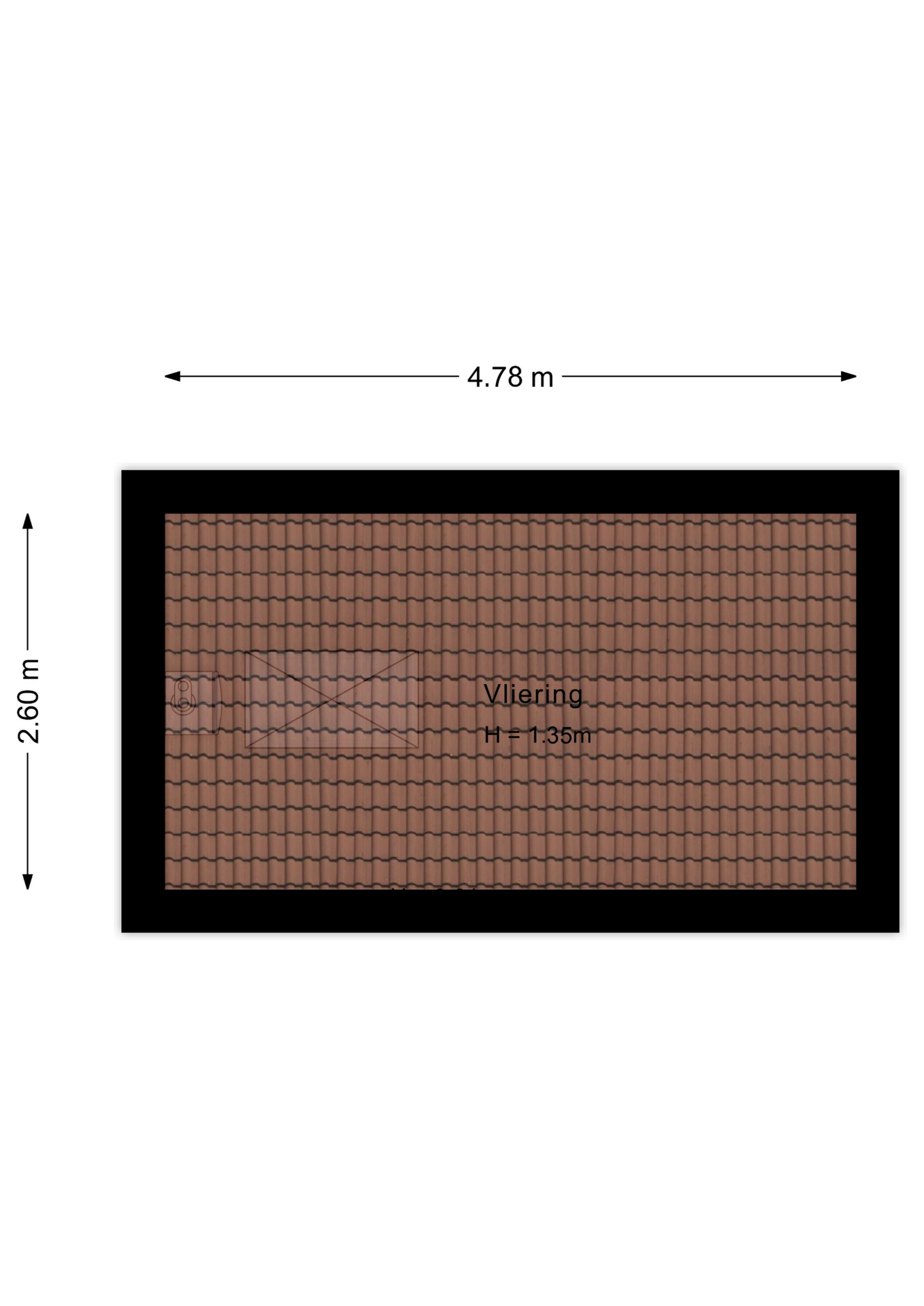 Plattegrond vliering