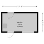 Plattegrond berging