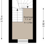 Plattegrond eerste verdieping