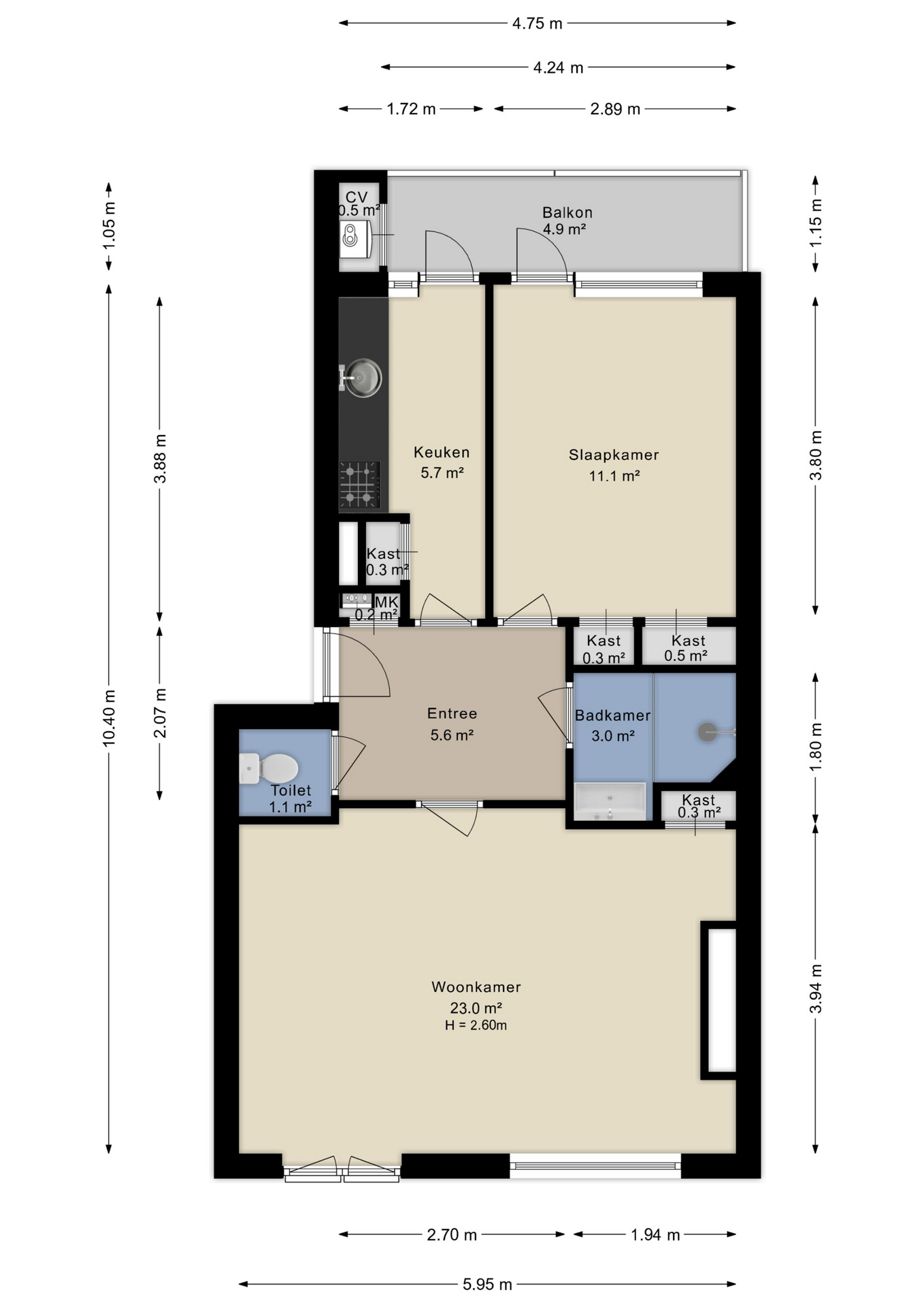 Plattegrond begane grond