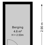 Plattegrond berging