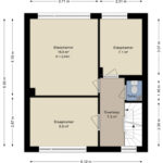 Plattegrond eerste verdieping