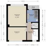 Plattegrond tweede verdieping