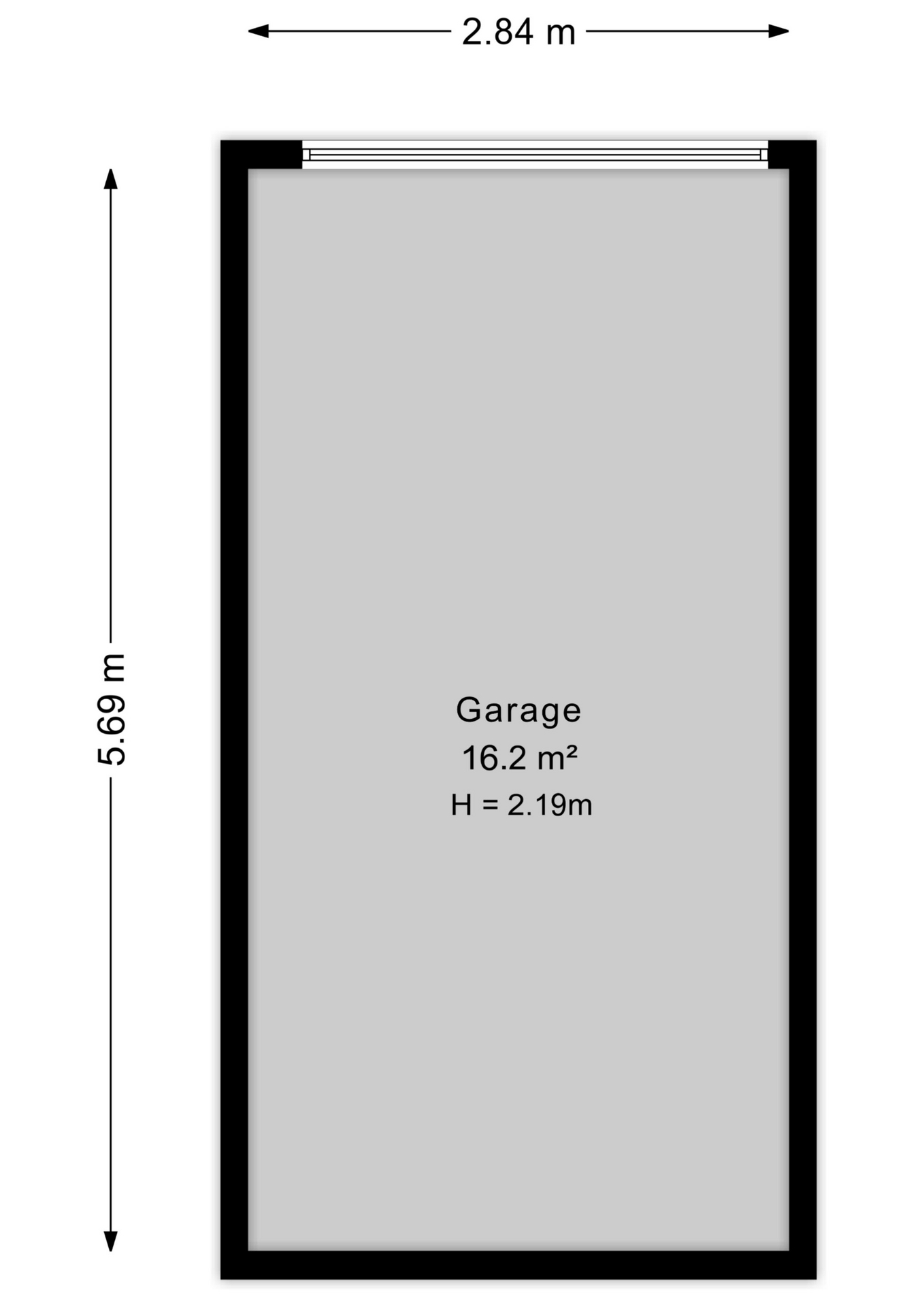 Plattegrond garage