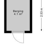 Plattegrond berging