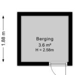 Plattegrond berging